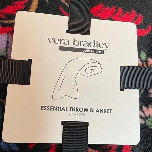 NWT Vera Bradley Essential Throw in Venetian Paisley Pattern - Picture 2 of 12